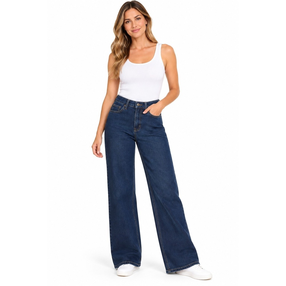 Old Navy High Rise Wow Wide Leg Jeans Womens Size 4